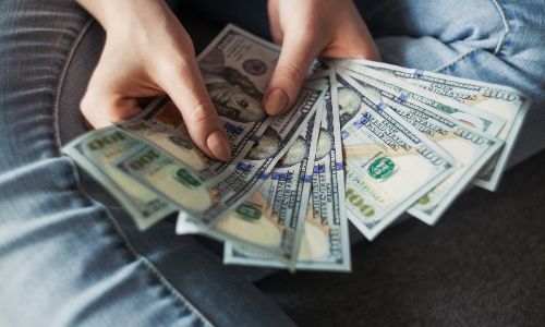 a bundle of money
